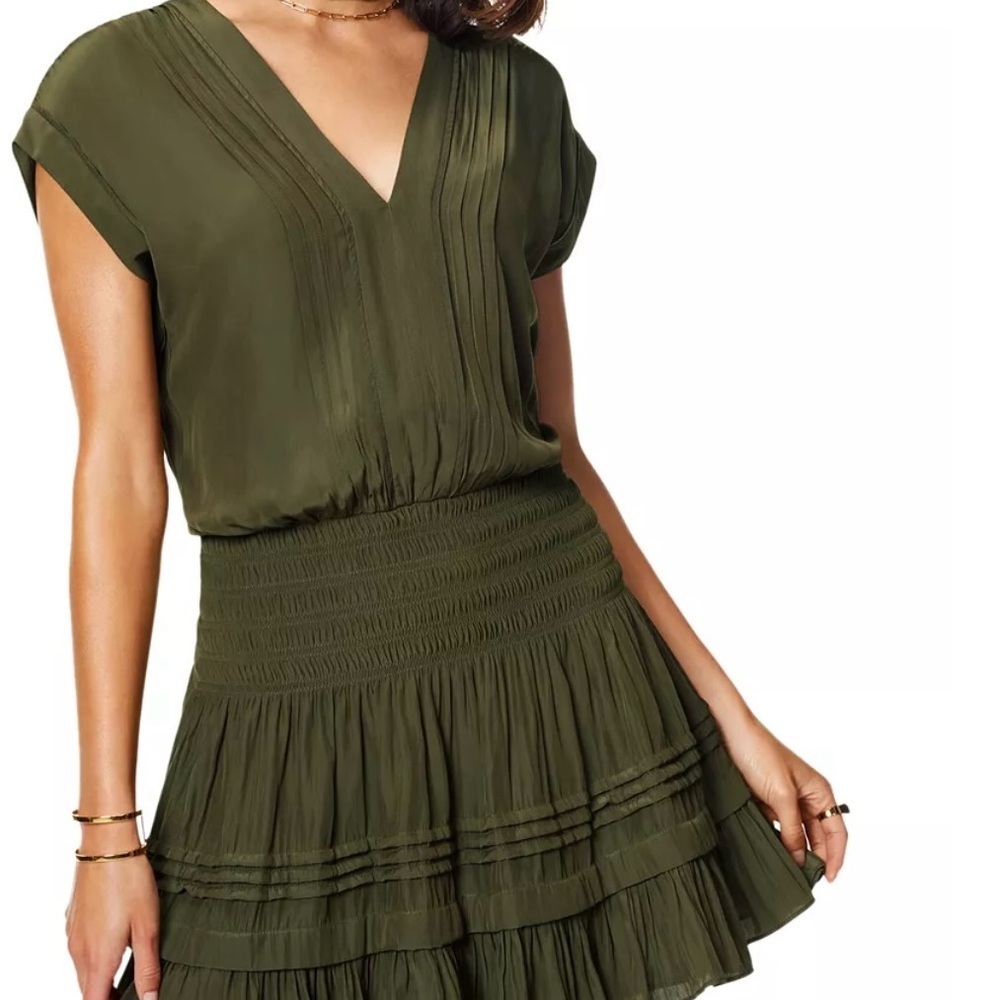 Ramy Brook Vanessa Smocked Waist Dress Size XXS